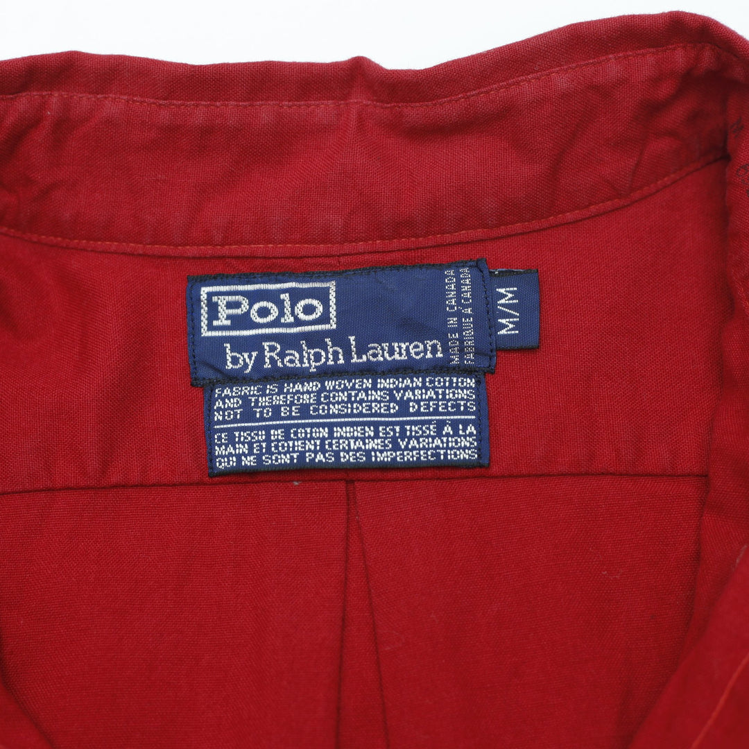Vintage Polo Ralph Lauren Embroidered Cotton Shirt Size M | Migration_Shirts - Back View | Fashion Rerun