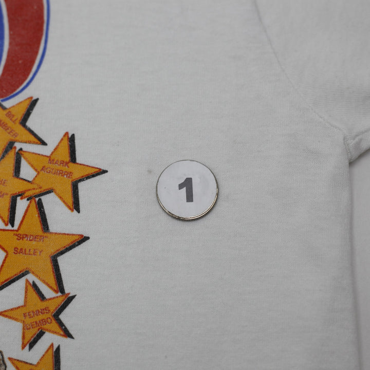 Vintage Mens Screen Stars 1989 Detroit Pistons World Champs Made in USA S.Stitch
