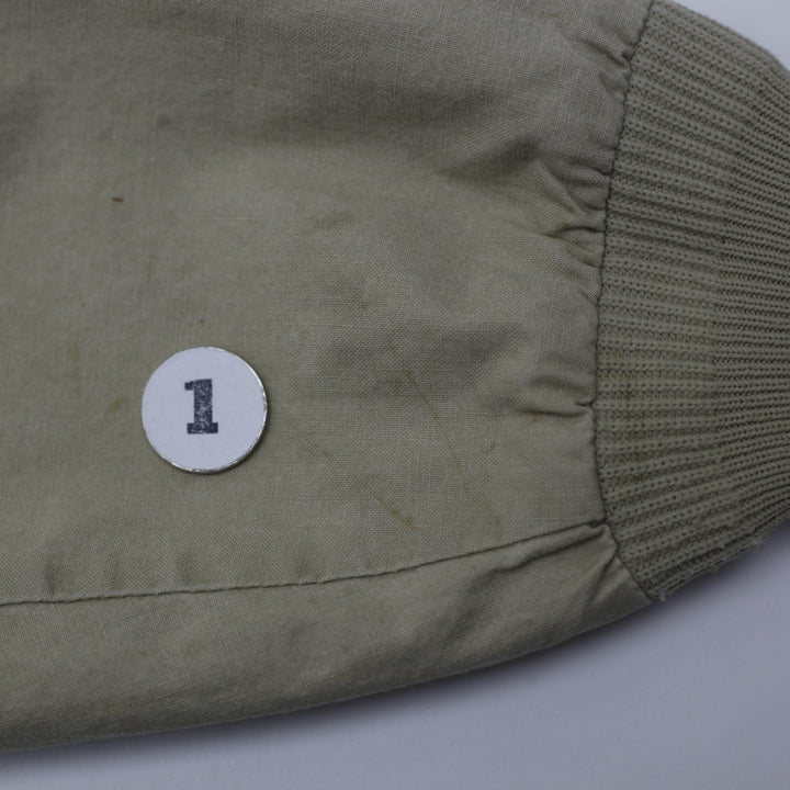 Vintage 1980s L.L.Bean Canvas Bomber Jacket Made In USA Size L