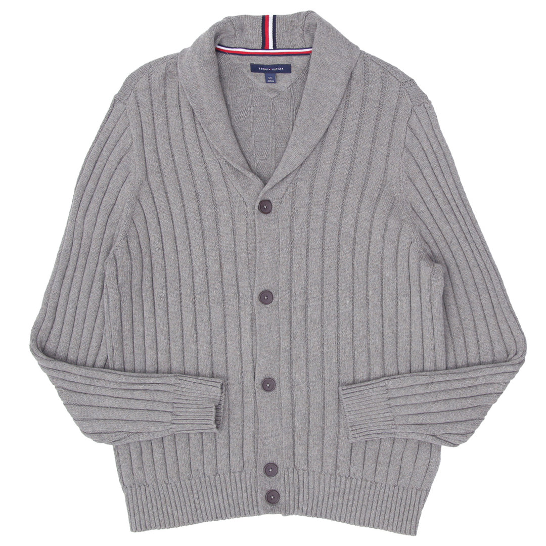Mens Tommy Hilfiger Knit Cardigan Sweater - Fashion Rerun Vintage Migration_Sweaters