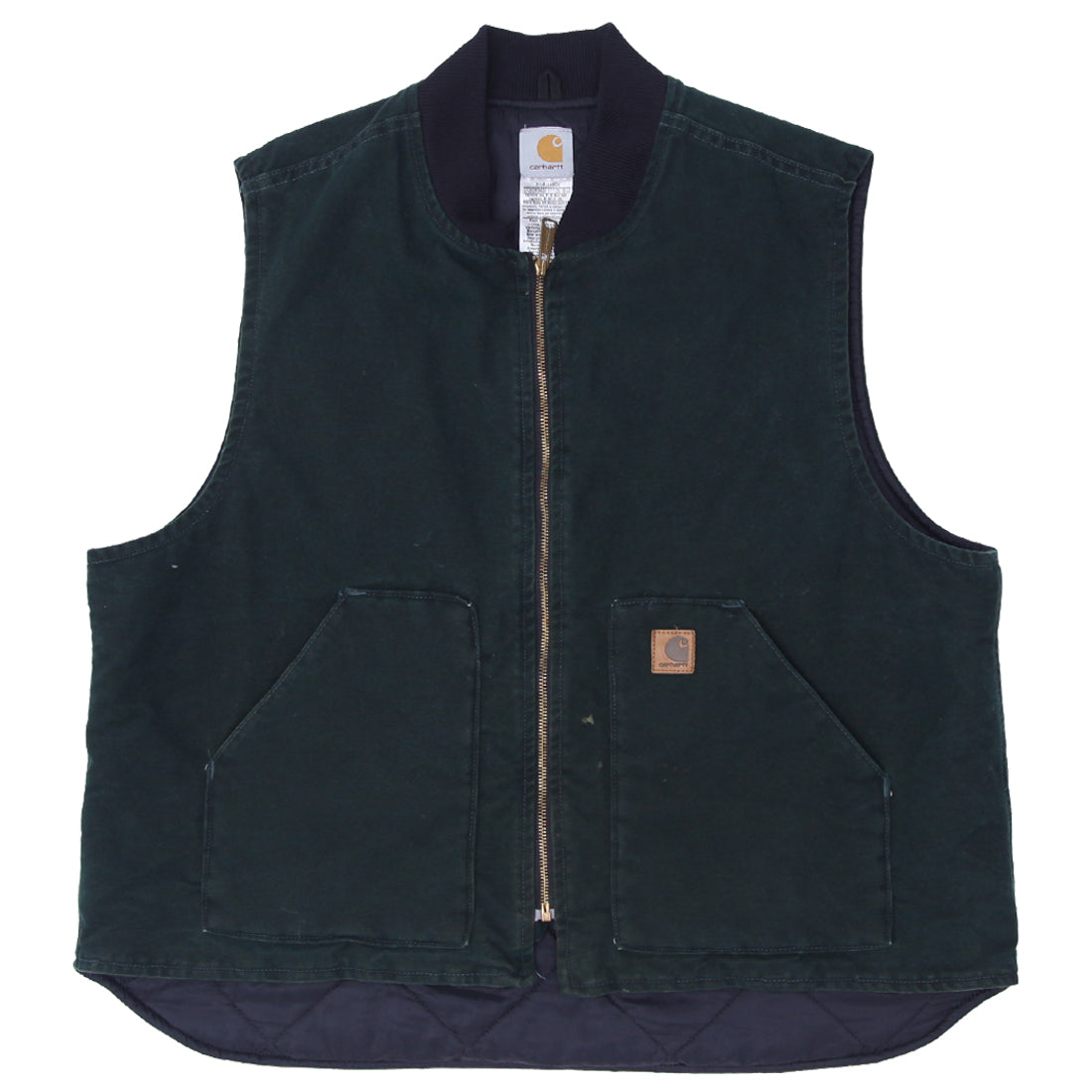 Shop Mens Carhartt V02 SPC Work Vest Green | Fashion Rerun