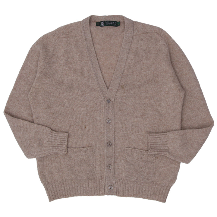 Vintage Moffat Woollens Pure New Wool Cardigan Sweater L - Fashion Rerun Vintage Migration_Sweaters