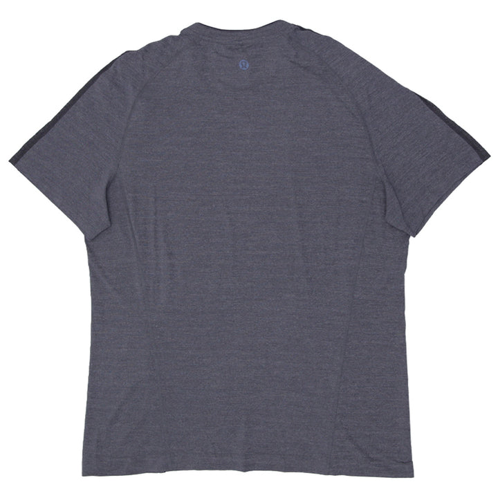 Mens Lululemon Short Sleeve T-Shirt Gray - Fashion Rerun Vintage Migration_T-Shirt