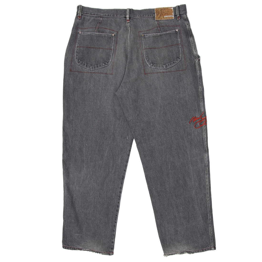 fubu platinum MUHAMMAD ALI 刺繍デニムパンツ　2XL fubu platinum MUHAMMAD ALI 刺繍デニムパンツ 2XL