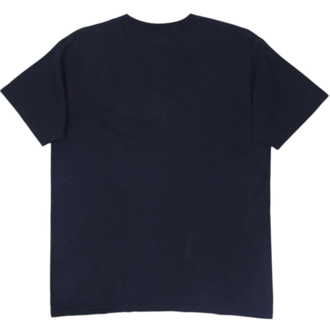 Vintage Embroidered Swoosh Nike Logo Black T-Shirt XL