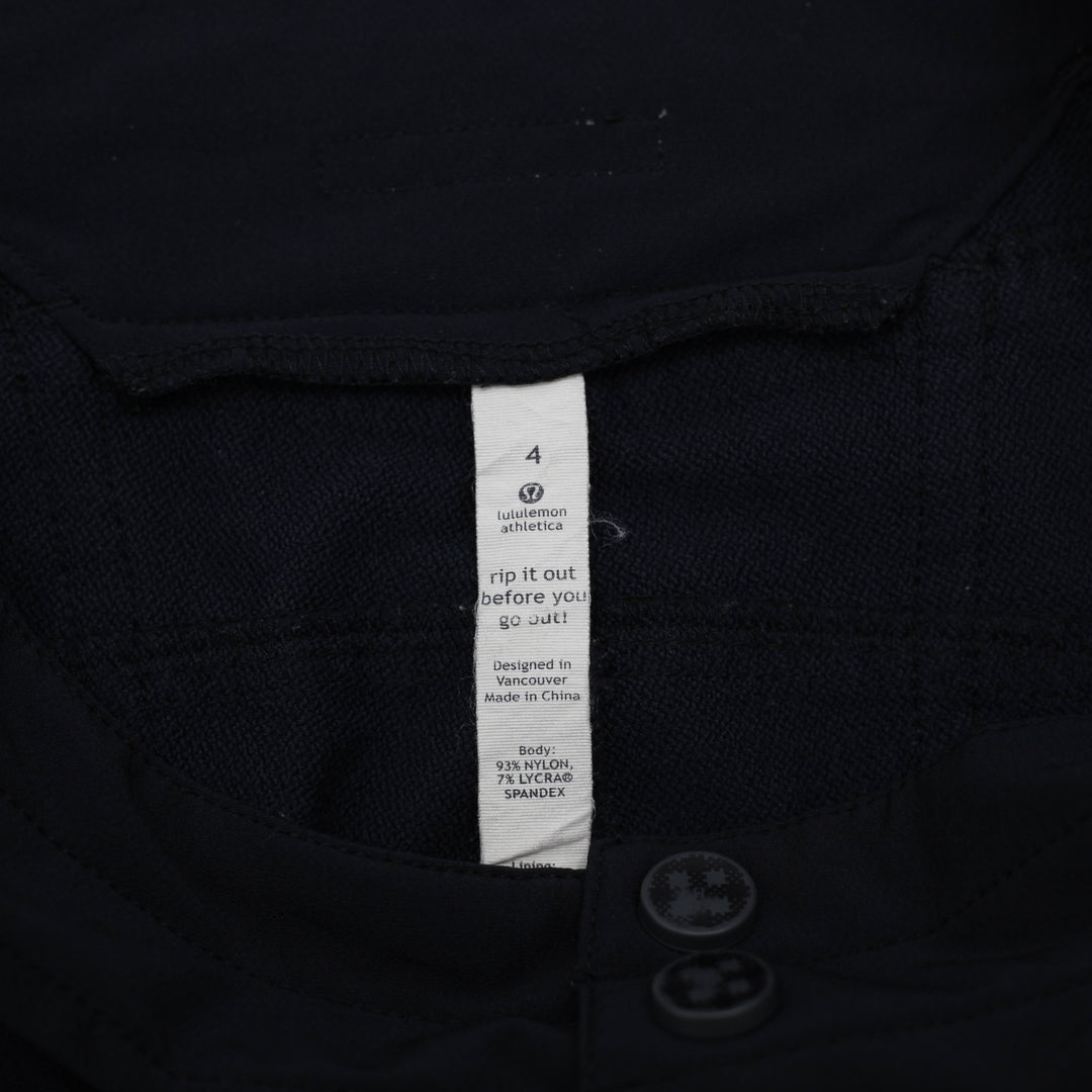 Ladies Lululemon Comfortable Nylon Blend Casual Pants Size 4