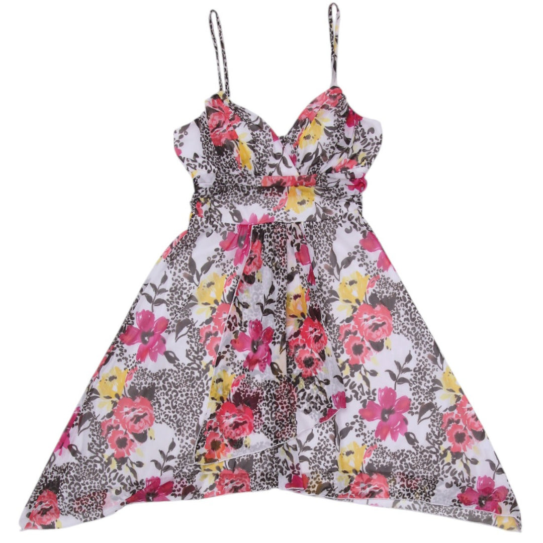 Y2K Ladies Speechless Spaghetti Straps Floral Mini Dress Size M