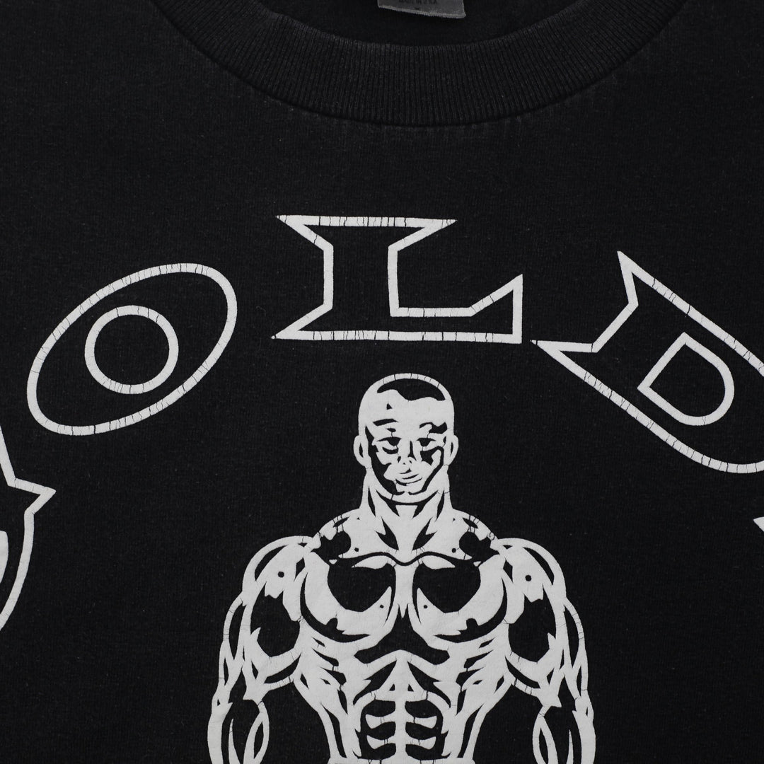 Vintage 90s Gold's Gym NYC "Muscle Joe" T-Shirt USA Made Size L