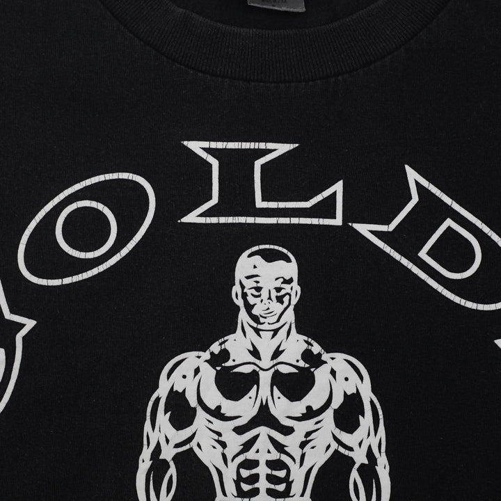 Vintage 90s Gold's Gym NYC "Muscle Joe" T-Shirt USA Made Size L