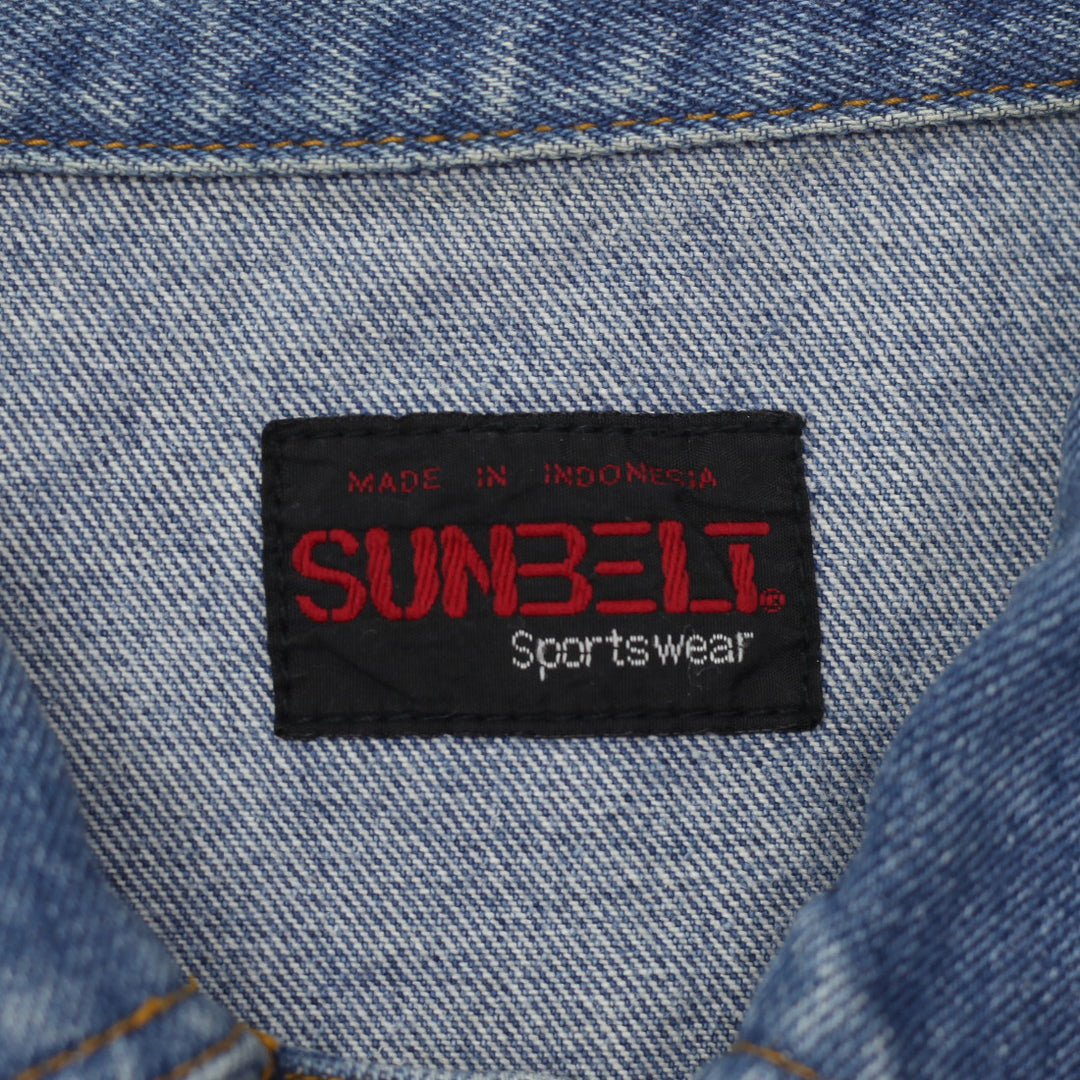 Vintage Sunbelt Customized Denim Vest - Fashion Rerun Vintage Migration_Jacket