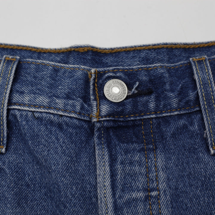 Ladies Levis 501 Water<Less Mid-Thigh High-Rise Denim Shorts Size W32