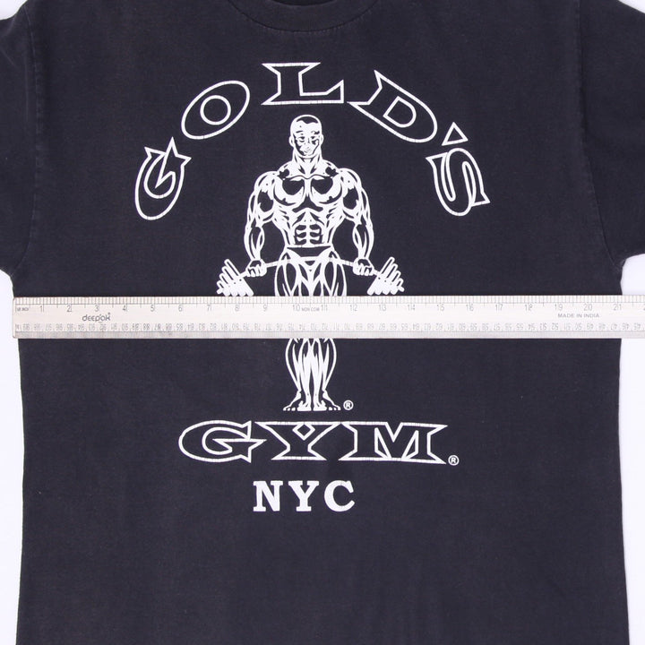 Vintage 90s Gold's Gym NYC "Muscle Joe" T-Shirt USA Made Size L