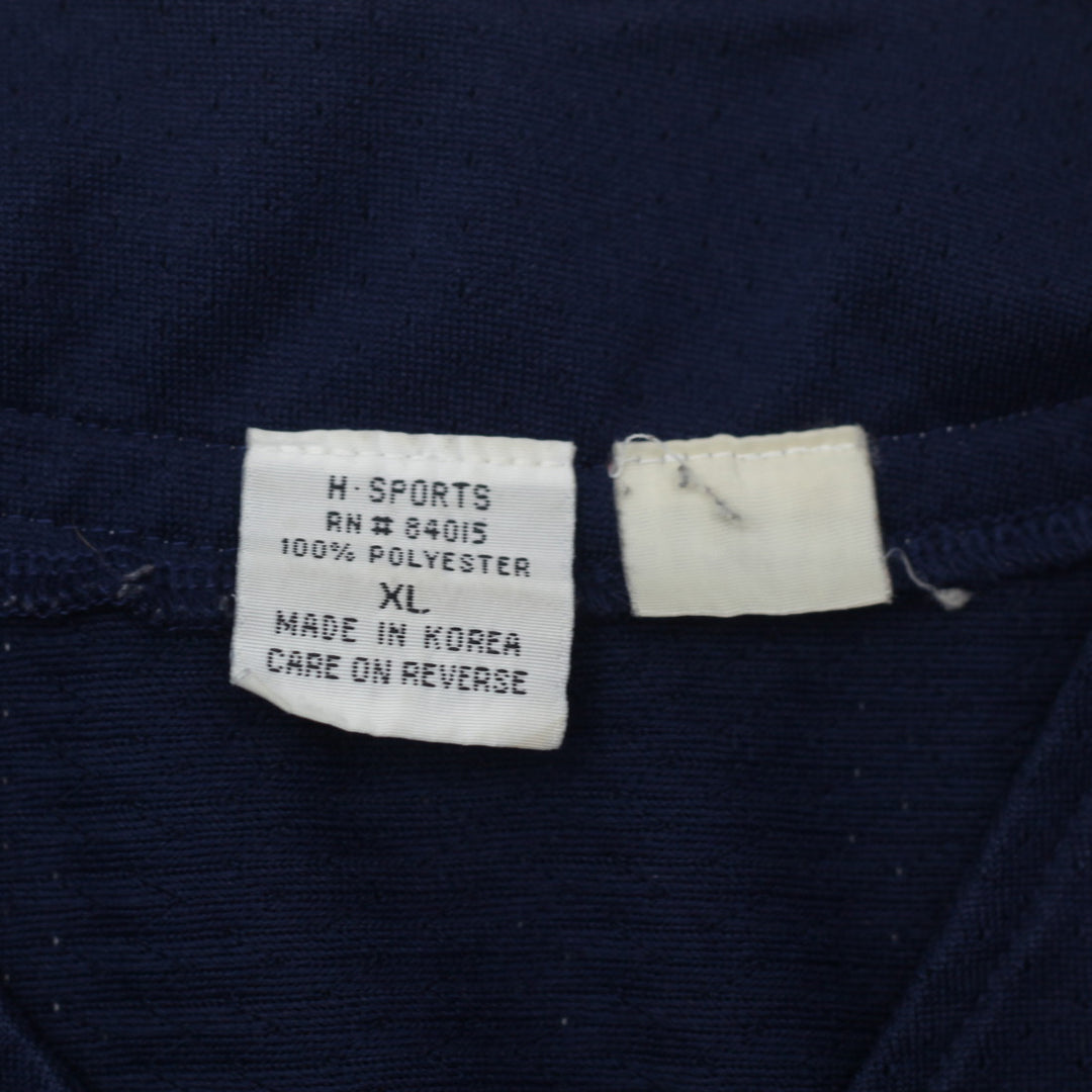 Vintage Tommy Sports Navy Blue Baseball Jersey Size XL - Fashion Rerun Vintage Migration_Jersey