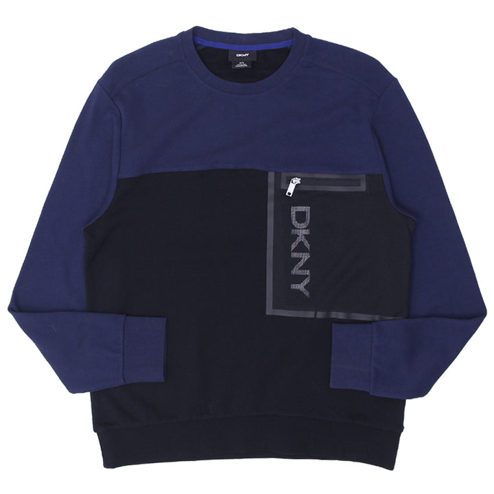 Mens DKNY Crewneck Sweatshirt - Fashion Rerun Vintage Migration_Sweaters