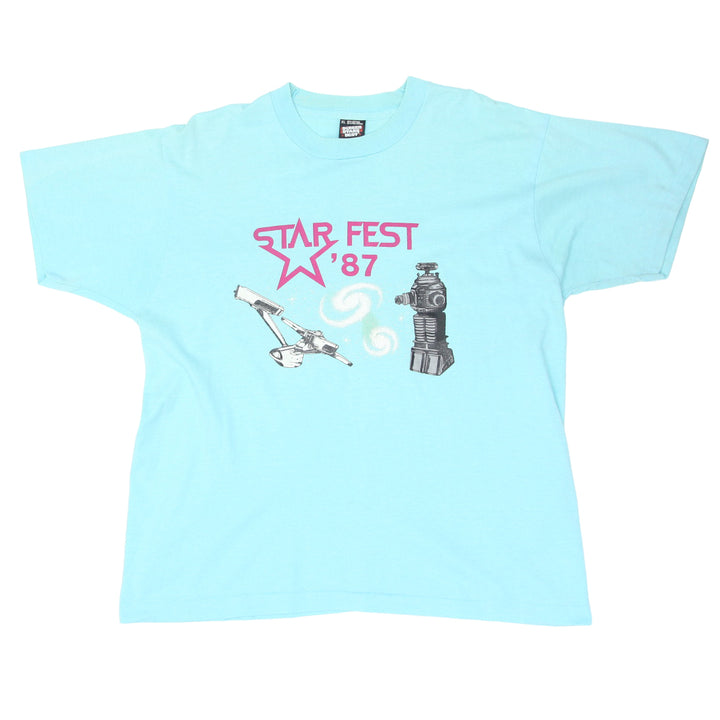 87' Vintage Star Fest T-Shirt Single Stitch Made in USA Screen Stars Best XL