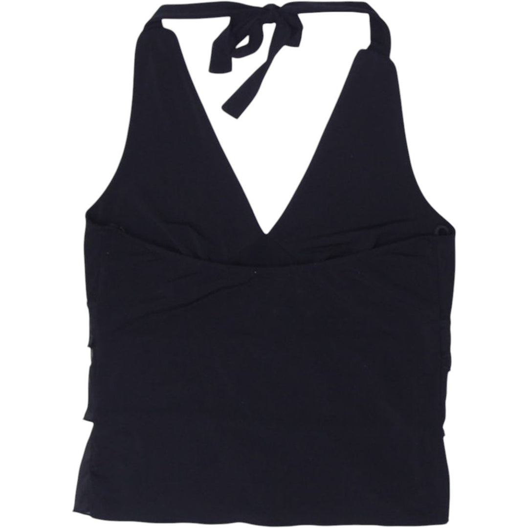 Y2K Ladies Suzy Shier Black Halter Neck Top