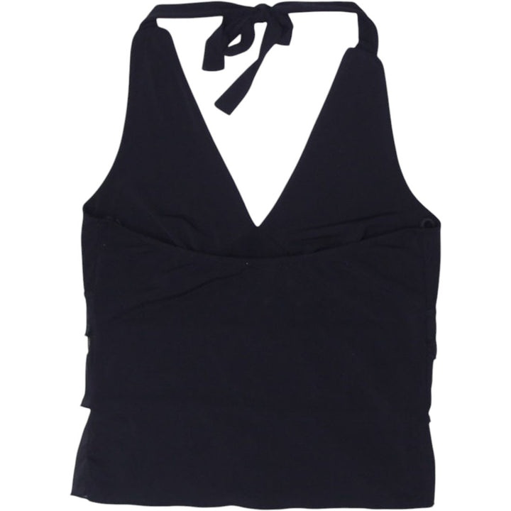 Y2K Ladies Suzy Shier Black Halter Neck Top