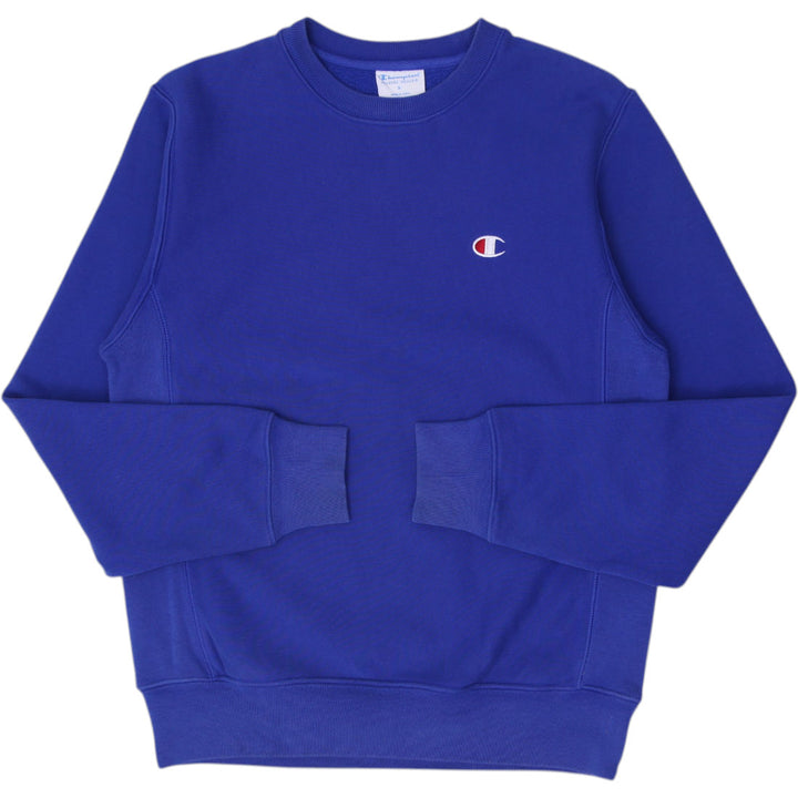 Mens Champion Reverse Weave Royal Blue Sweatshirt Size S