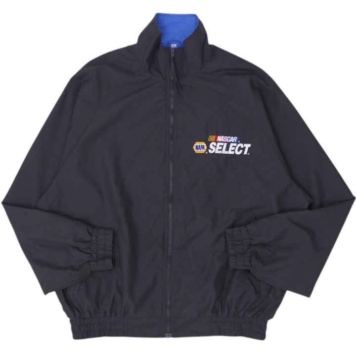 Vintage Nascar Jacket Mens Large Gray Napa Batteries Motor Racing Cup Apparel L | Migration_Jackets | Fashion Rerun