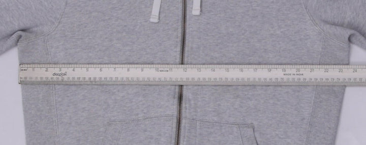Vintage Polo Ralph Lauren Gray Full-Zip Classic Hoodie Size L | Migration_Hoodies - View 7 | Fashion Rerun