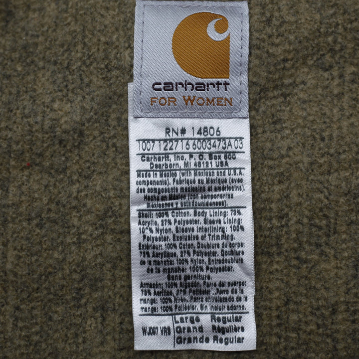 Vintage Carhartt WJ097 VRS Detroit Jacket Ladies Large Rose Salmon