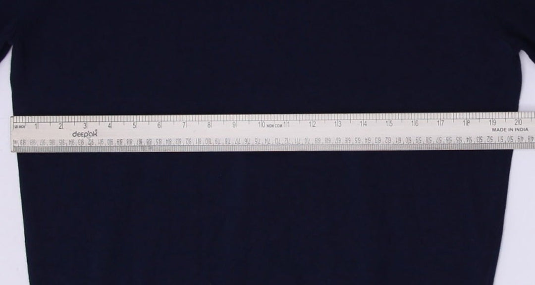 Mens Lacoste Regular Fit V-Neck navy Sweater