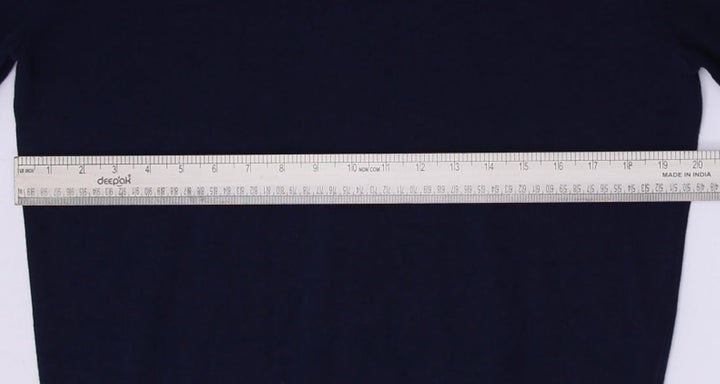 Mens Lacoste Regular Fit V-Neck navy Sweater