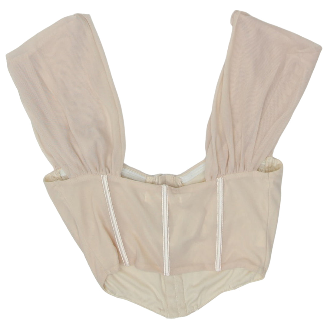 Y2K Mesh Sleeveless Crop Top