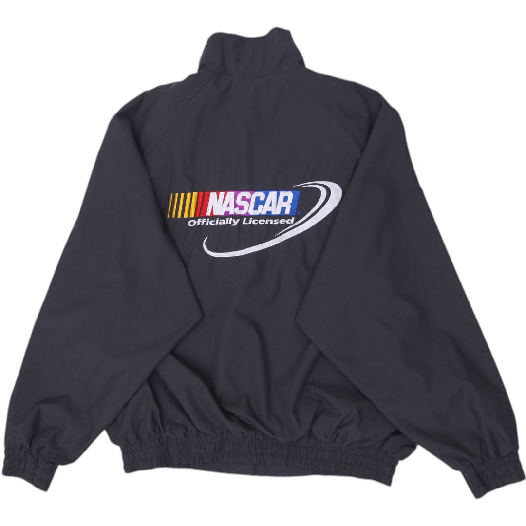 Vintage Nascar Jacket Mens Large Gray Napa Batteries Motor Racing Cup Apparel L | Migration_Jackets - Side Vi | Fashion Rerun