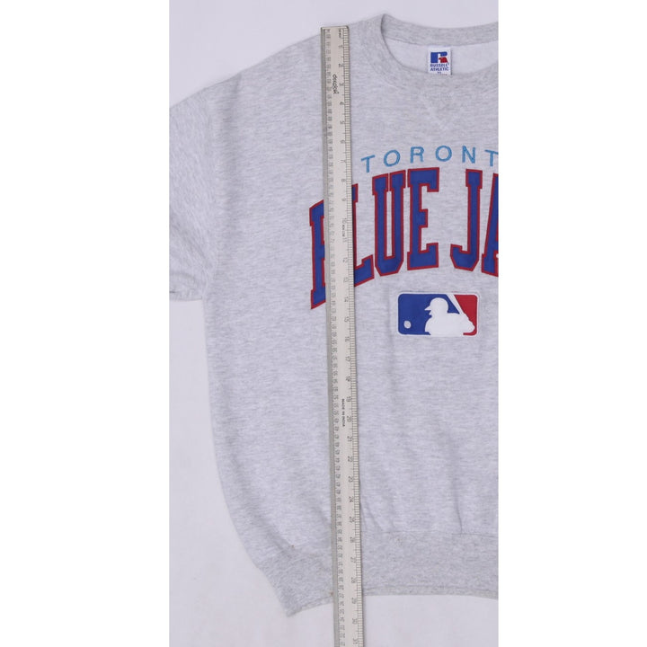 Vintage Mens Russell Athletic Sweatshirt Gray Toronto Blue Jays MLB Graphic | Migration_Sweatshirt - View 11 | Fashion Rerun