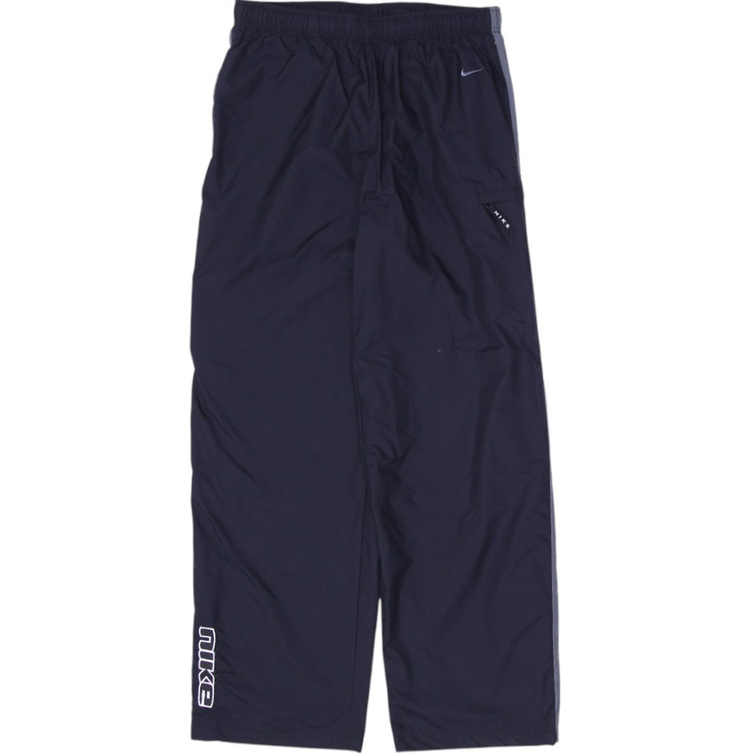 Vintage Mens 00s Nike Navy Nylon Track Pants Size L | Migration_Pants | Fashion Rerun