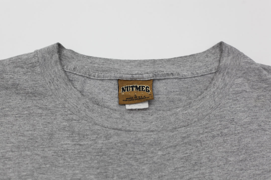 Vintage Charlotte Hornets T-Shirt Made in USA Nutmeg Mills L