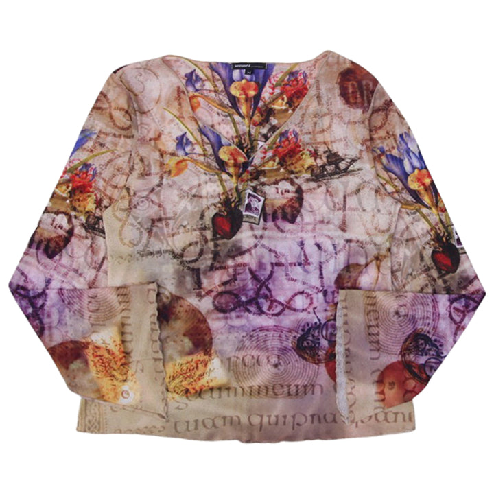 Y2K Ladies Oneworld Printed Long Sleeve Top