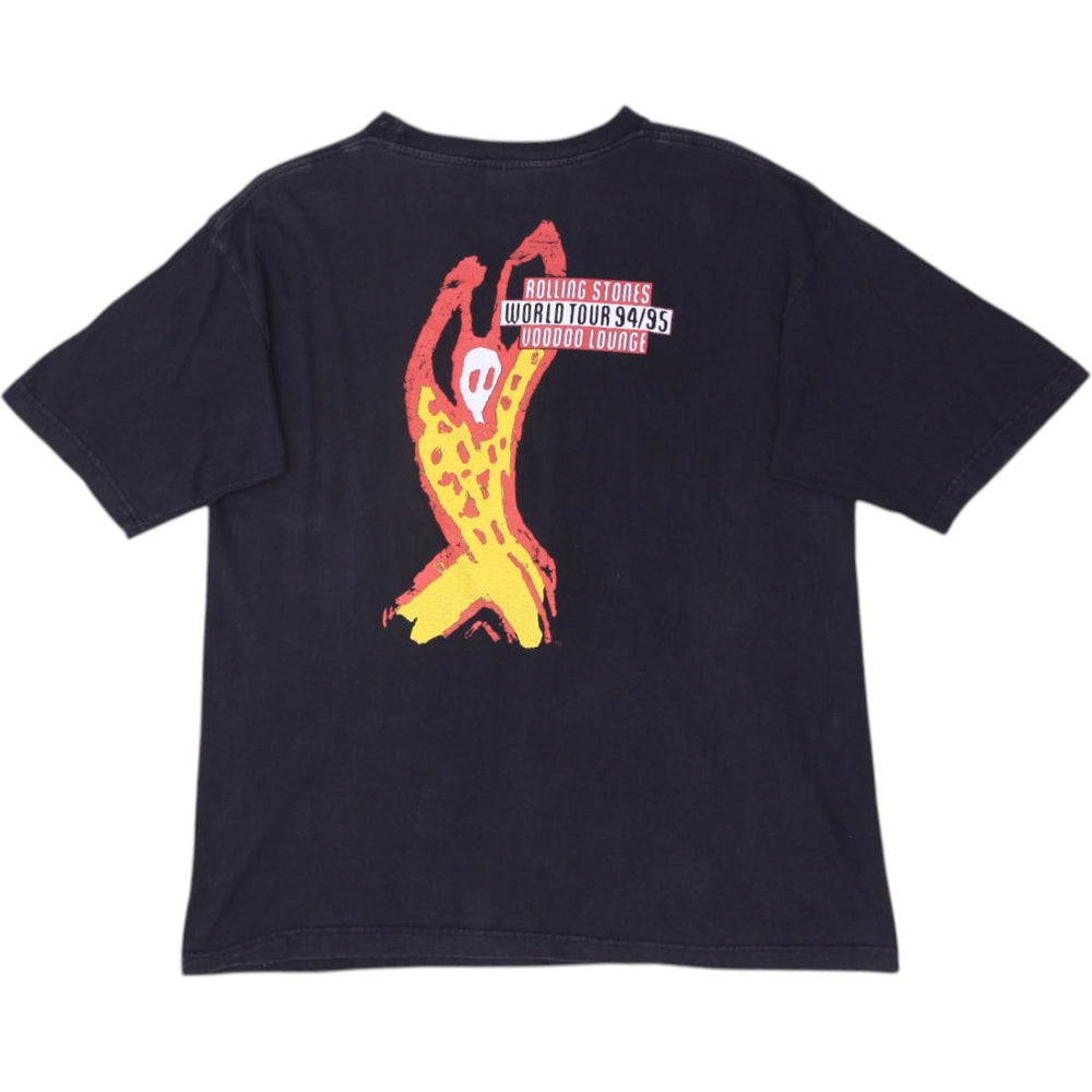 Vintage Rolling Stones "Voodoo Lounge" World Tour 94/95 T-Shirt XL Black | Migration_T-Shirts - Side View | Fashion Rerun