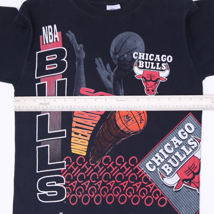 Vintage 1991 Salem Chicago Bulls Unbeatabulls T-Shirt Made in USA Size M