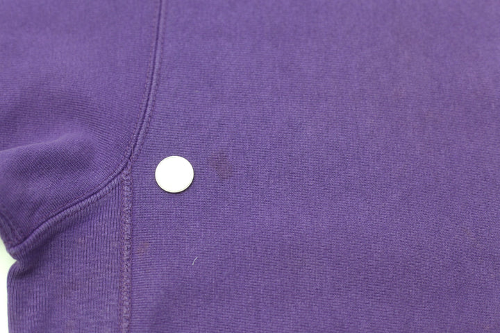 Vintage Champion Reverse Weave Embroidered Purple Sweatshirt - Fashion Rerun Vintage Migration_Sweaters