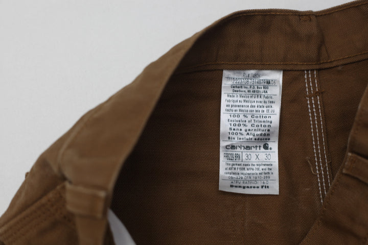 Mens FRB229 BRN Dungaree Fit Carhartt Pants