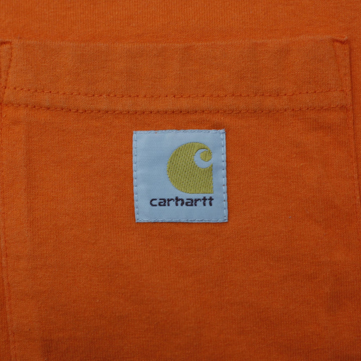 Mens Carhartt K87 ORG Short Sleeve Workwear Pocket T-Shirt Size S
