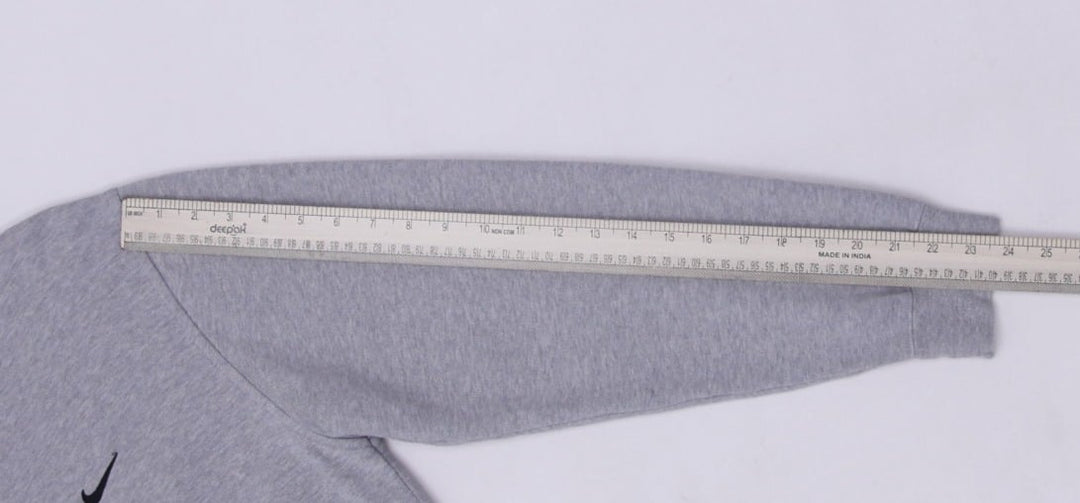 Vintage Embroidered Nike Swoosh Logo Gray Sweatshirt M | Migration_Sweatshirt - View 7 | Fashion Rerun