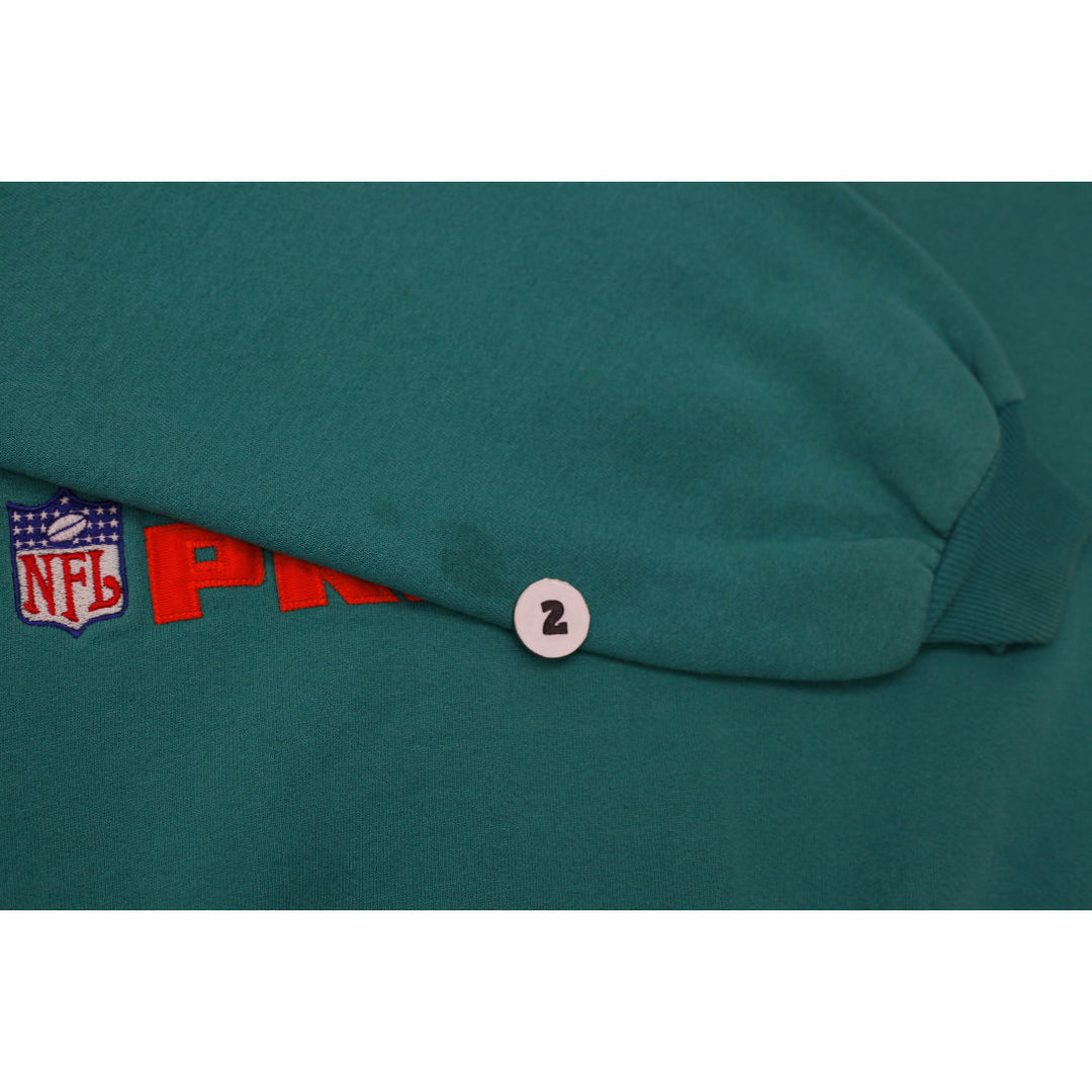 Vintage Mens Russell Athletic Sweatshirt Green Miami Dolphins NFL | Migration_Sweatshirts - View 6 | Fashion Rerun