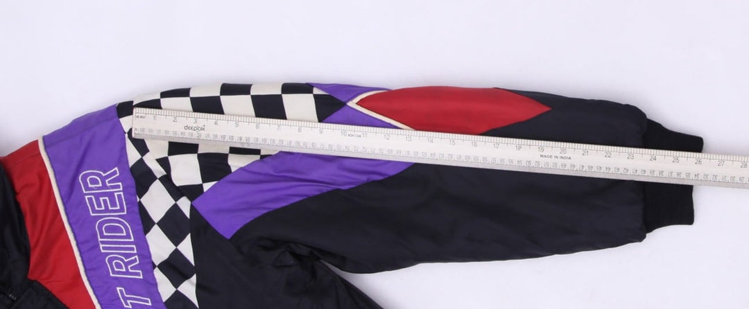 Vintage Mens Choko Hot Rider Jacket Black Checkered | Migration_Jackets - View 13 | Fashion Rerun