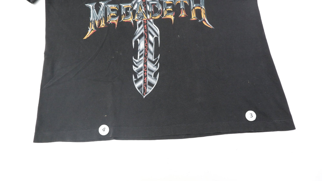 Vintage 1997 Megadeth Faded Band T-Shirt Single Stitch