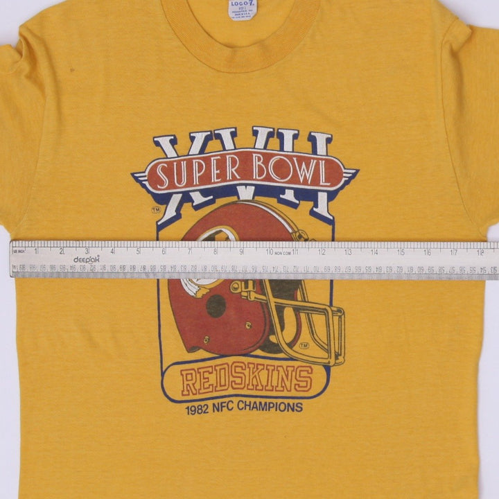 Vintage Logo 7 1982 Washington Redskins NFC Champions Super Bowl XVII S.Stitch