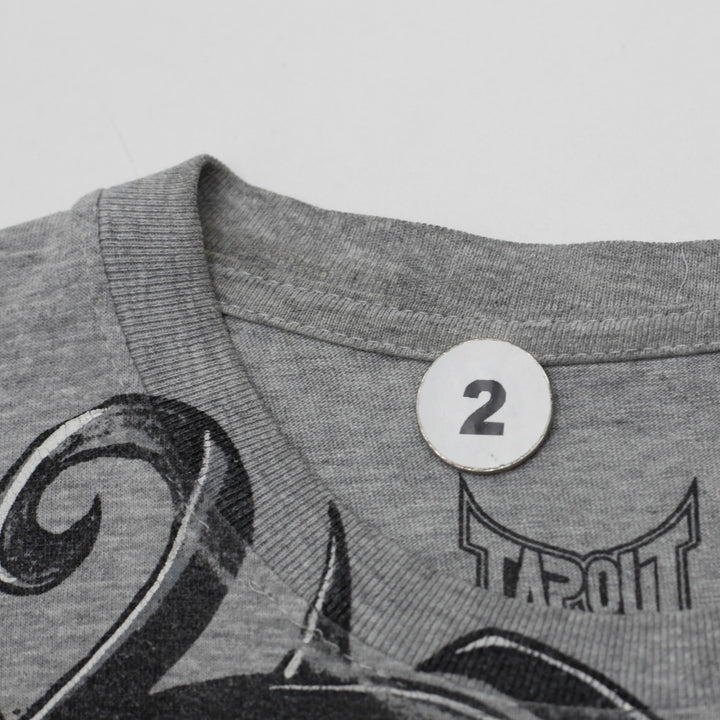 Y2K Mens Skull & Sword Graphic T-Shirt Size M
