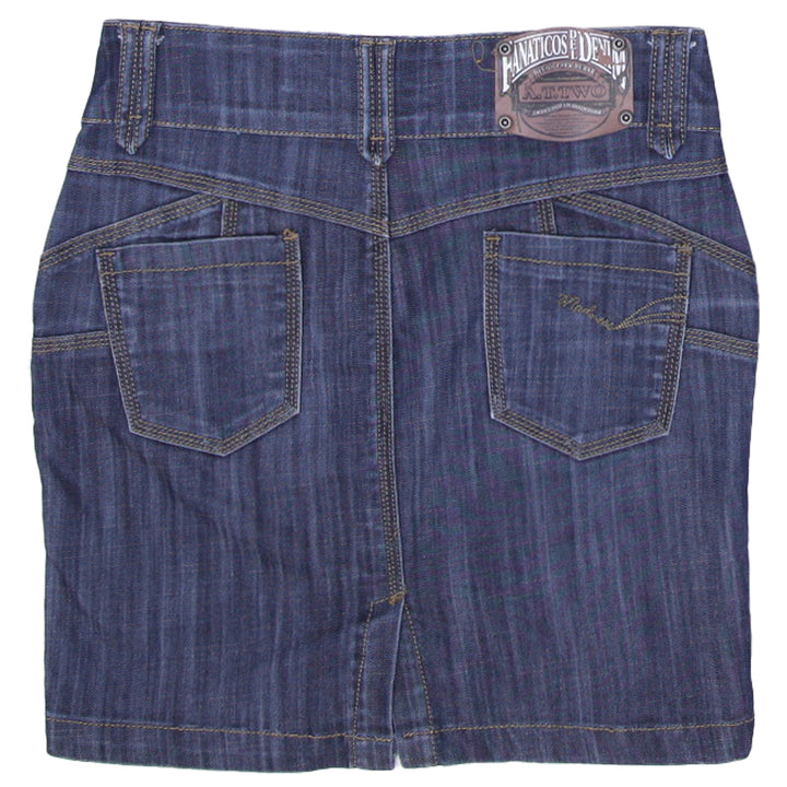 Y2K Ladies Fanaticos Del Denim Skirt