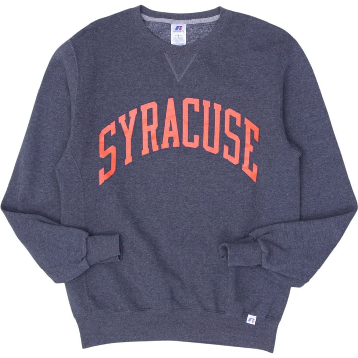 Mens Russell Athletic Syracuse Gray Crewneck Sweatshirt
