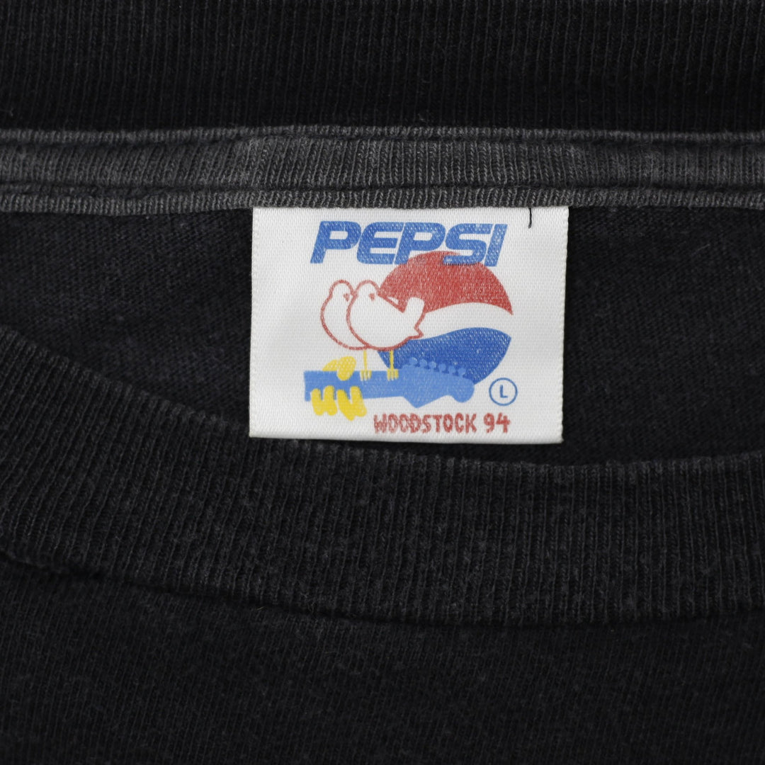 Vintage 1994 Woodstock "Live It Love Pepsi" Concert T-Shirt L | Migration_T-Shirts - Back View | Fashion Rerun
