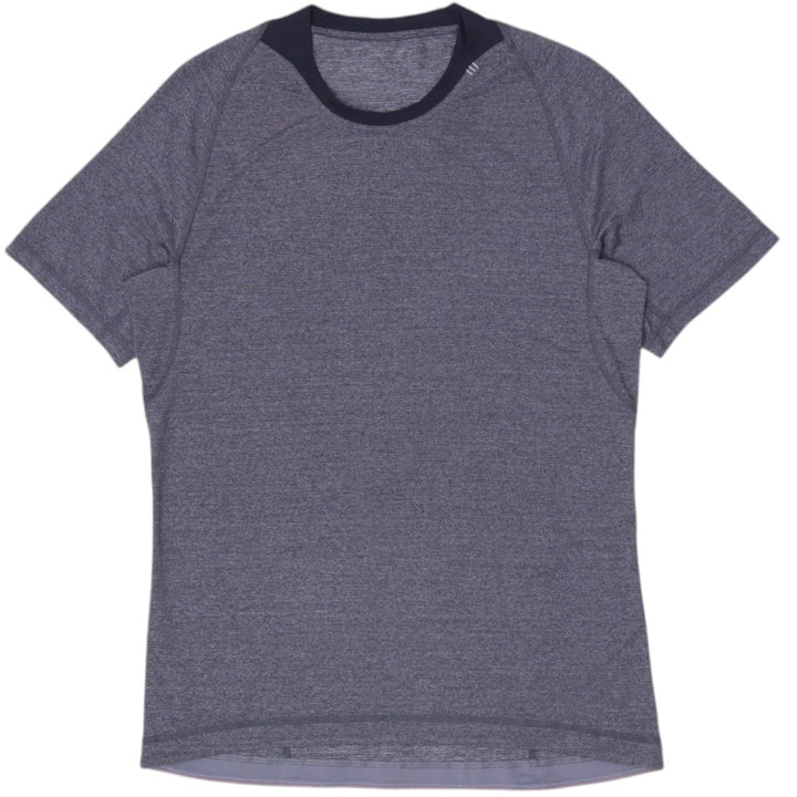Mens Lululemon Athletic T-Shirt Gray Quick Drying Fitness