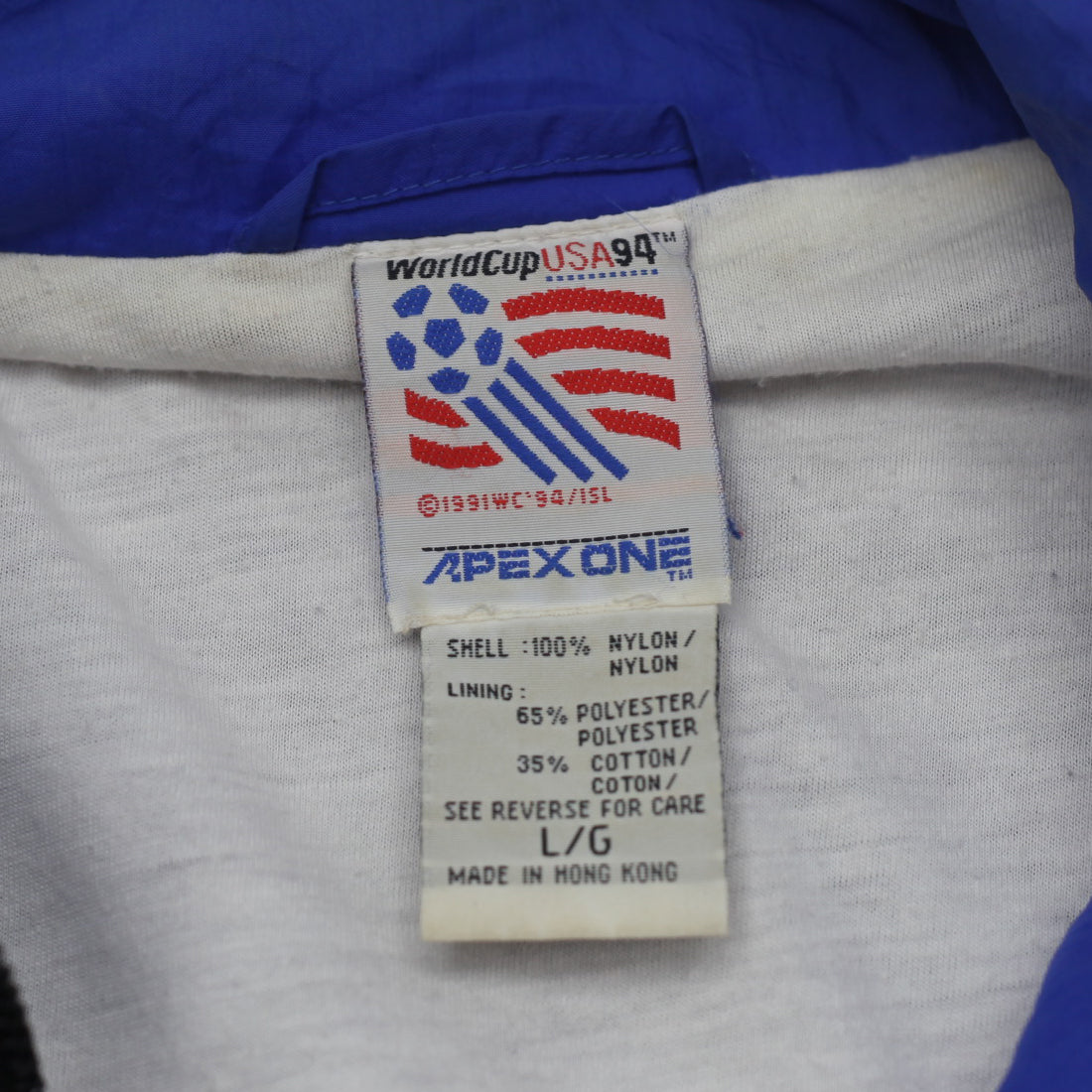 Shop 1991 Vintage Apex One World Cup USA '94 Full Zip Windbreaker