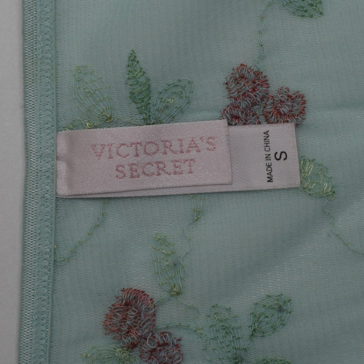 Y2K Ladies Victoria's Secret Floral Mesh Handkerchief Hem Cami Top Size S